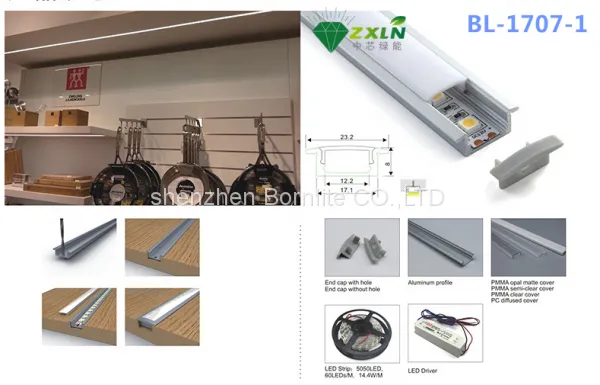 Design Solutions International Lighting 12 Volt Led Aluminum Profile for Led Strip Recessed Led Dome Light photo-3