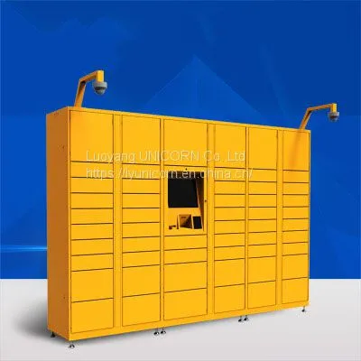 Standard Size Smart Delivery Locker and Export Smart Parcel Metal Locker Luoyang Factory Locker photo-5