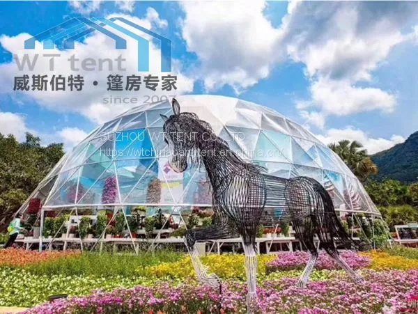Customized 3-55m Diameter Outdoor Geodesic Dome Tent Used for Exhibition,festival,wedding,party,event photo-2