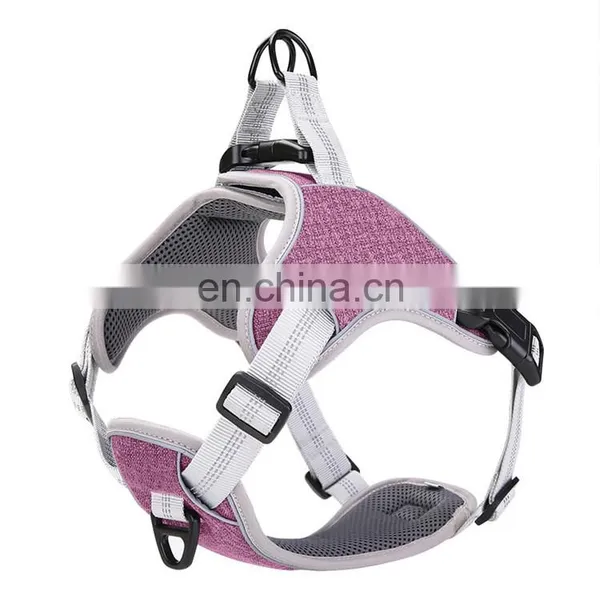 2020 Hot Selling Household Pet Reflective Traction Rope Pet Chest Strap photo-3