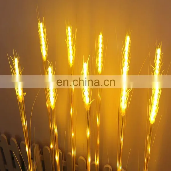 Hot Led Wheat Light Outdoor Decorative Garden Lights Simulation Luminescence Wheat Light ABS Hair Rod Copper Wire Wheat Light photo-3