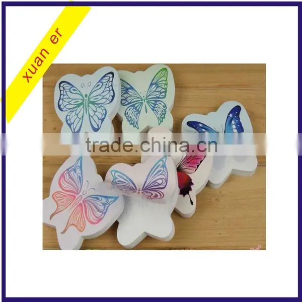 High Quality Beautiful Butterfly Shaped Sticky Note Pad for School and Office
