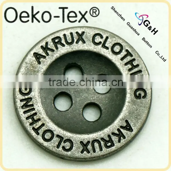 metal buttons sewing