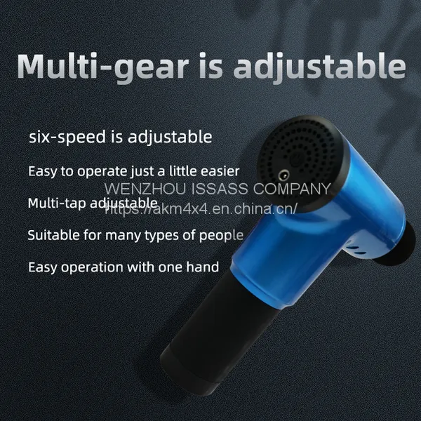 Electric Muscle Massager Therapy Fascia Massage Gun Deep Vibration Muscle Relaxation Fitness Equipment With 4 Massage Heads photo-2