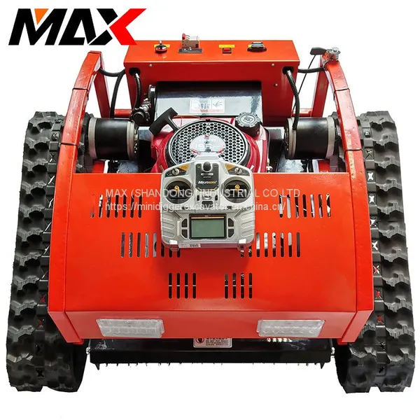 Robotic Lawn Mower Remote Grass Cutter Mowing Machine photo-5