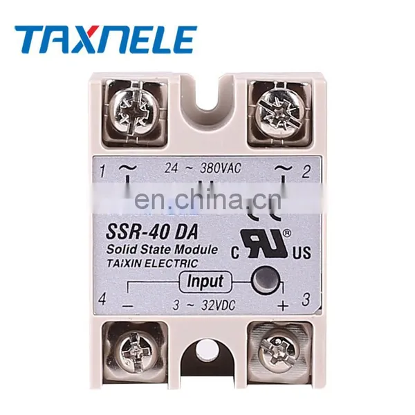 Single Phase Solid State Relay SSR-40DA SSR-25DA SSR-10DA DC To AC 3-32VDC Input 24-380VAC Output Solid State Relay photo-2