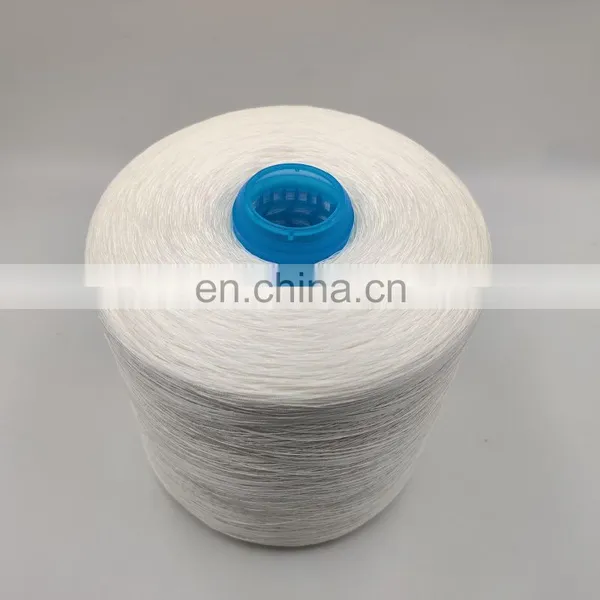 1005 Polyester Nylon 6 Nylon 66 Bonded Raw White Sewing Thread Dyeing Tube for Leather Products photo-3