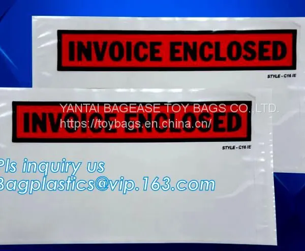 Packing List Envelope for AWB, Packing List Envelope Mailing Bag for Express, Packing List Enclosed Envelopes, Bagease photo-3