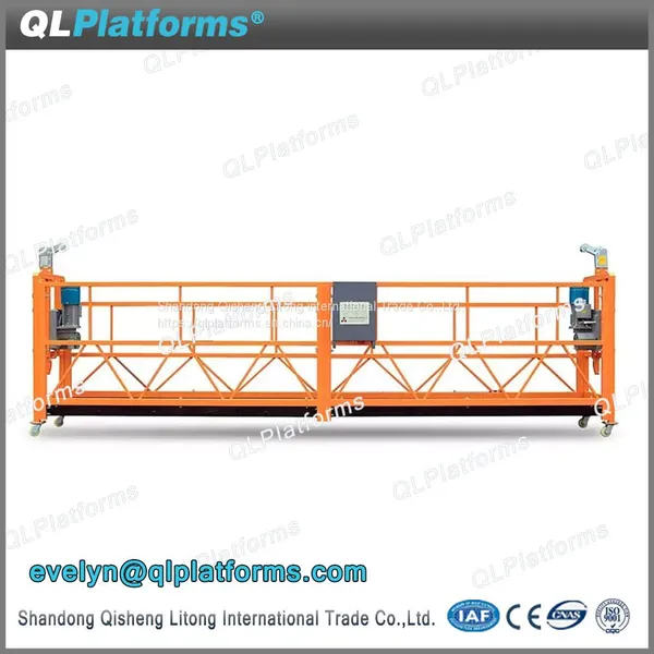 7.5m Zlp800 Hot Galvanized Steel Temporary Suspended Rope Platform
