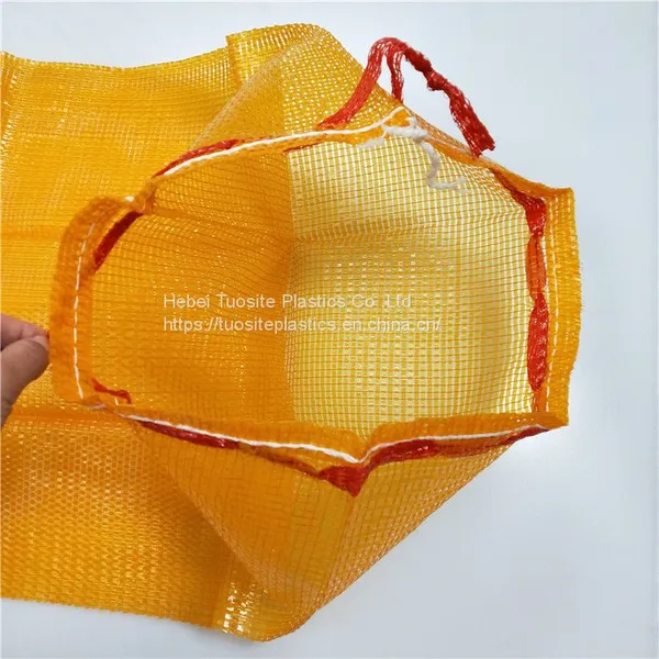 UV Treated PP Tubular Circular Leno Mesh Bag For Firewood/Drawstring Vegetable Fruit Package Mesh Net Sacks photo-3