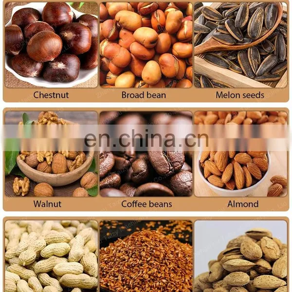 Peanut Roasting Nuts Sesame Soybean Corn Groundnut Roaster Processing Machine photo-4