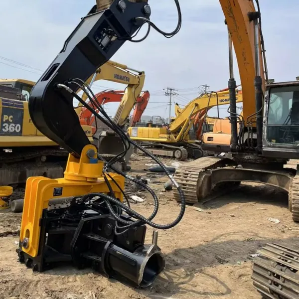 KOBELCO Excavator SK200-6E SK350LC-8 SK350-6 Sell Excavator Hydraulic Vibration Pile Hammer photo-6