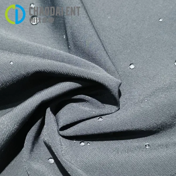 Stretchy Matting Waterproof Woven Recycled Nylon Four-way Stretch Fabric for Outdoor Quick Dry Pants photo-2
