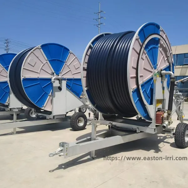 75mm Pipe Diameter 300m 400m 500m Pipe Length Agricultural Farming Reel Irrigation Equipment System photo-2