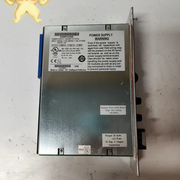 GE IC698PSA350E: The Unfussy Power Module That Keeps Your RX3i Running Through Voltage Sags photo-3