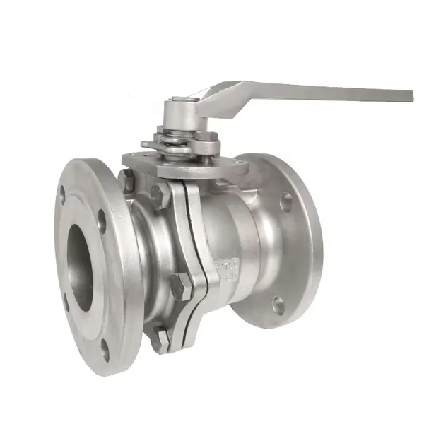 ANSI/API Stainless Steel 316 304 Flange 150LB 300LB 2 Piece Ball Valve Manual PN25 Metal Seal Ball Valve