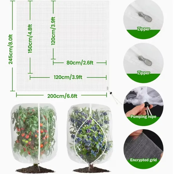 Breathable Anti Insect Net for Crop Protection and High Yield Farming photo-3