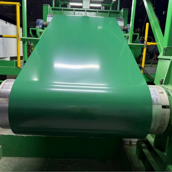 PE Polyester Coated PPGI Steel Coil 0.3mm 0.4mm 0.5mm Z80 Z120 15μm Top Coat Roofing photo-4