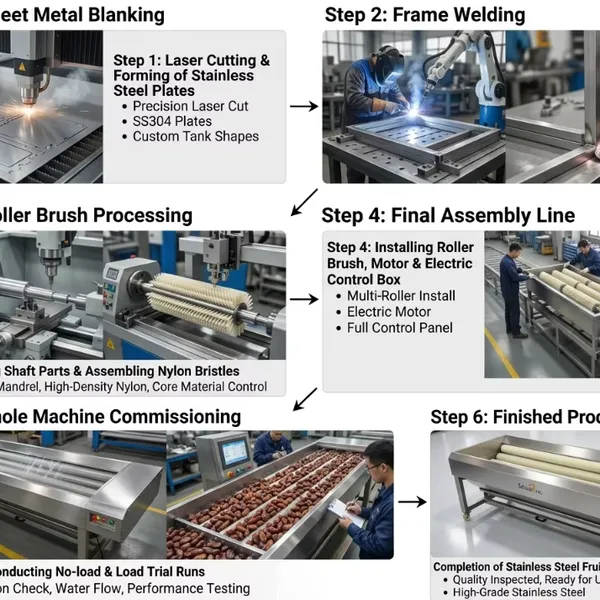 2026 New Design Palm Dates Brush Polishing Cleaning Machine Automatic Industrial Date Palm Dry Cleaning and Polishing Equipment photo-2