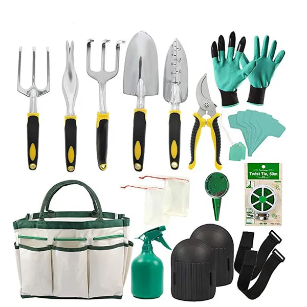 Garden Hand Tools Set for Importers Durable Trowel Fork Rake Pruning Shears Gloves and Garden Accessories photo-3