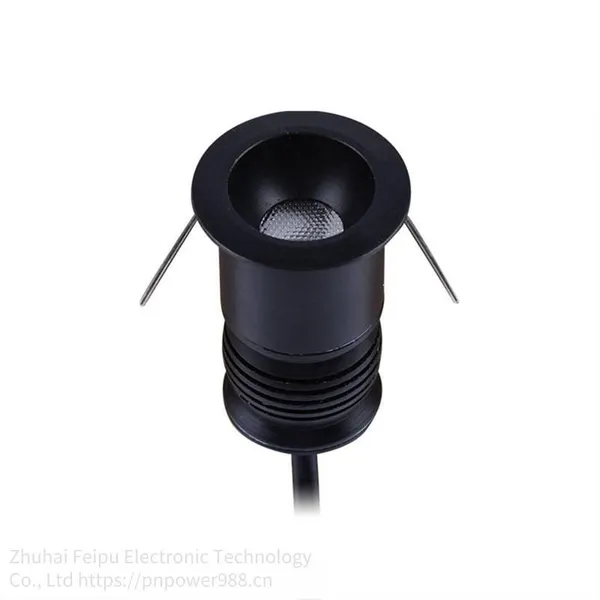 Feipu Deep-hidden Anti-glare Led Mini Downlight Pntd-2w-a30, Chinese-style Minimalist Sand-black Recessed Ceiling Light photo-3