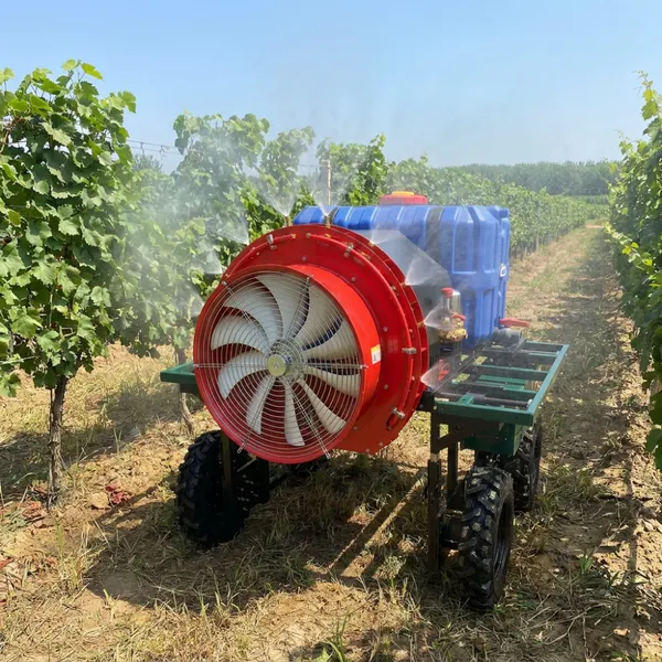 Remote Control Pesticide Sprayer With 12 Nozzles High Penetration Airflow System for Fruit Orchards