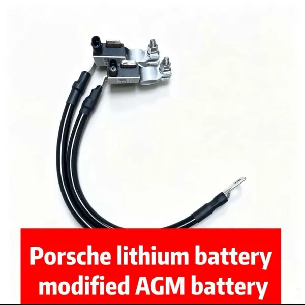 Conversión de la batería de litio de Porsche a AGM: Cable negativo dedicado