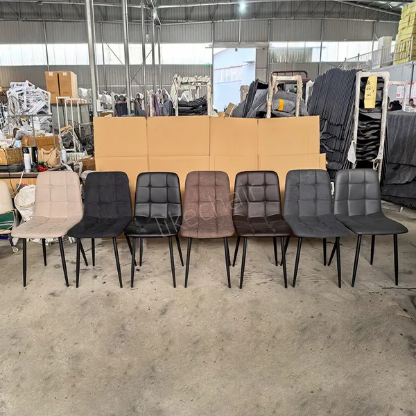 Light Popular Modern Wrought Iron Slipcovered Scandinavian Velvet Leisure Spoon Chair Kitchen Dining Chair