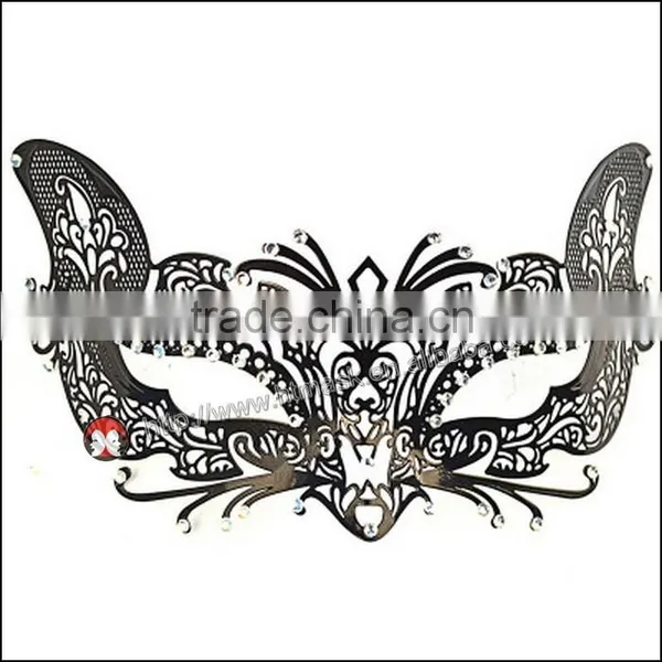 Unconventional Filigree Mask Brilliant Rhinestones Wedding Decoration