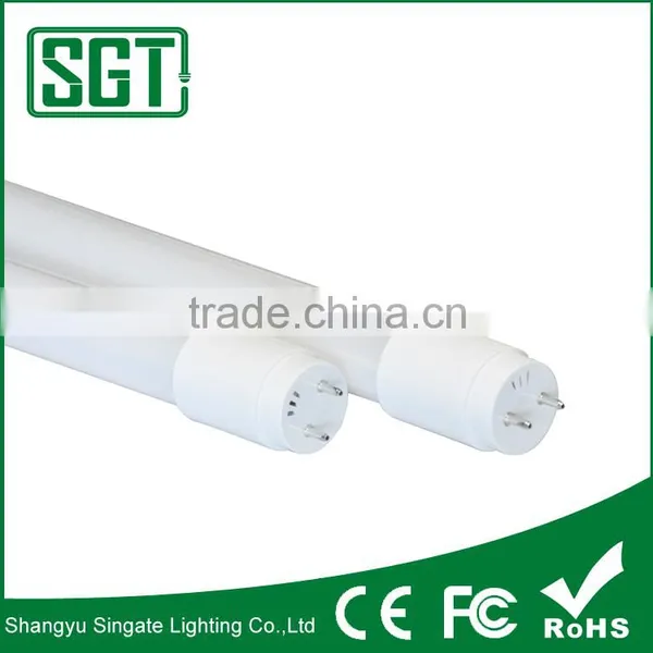 Single Ended Design T8 Led Glass Tube CE RoHS UL High Luminous Efficiency