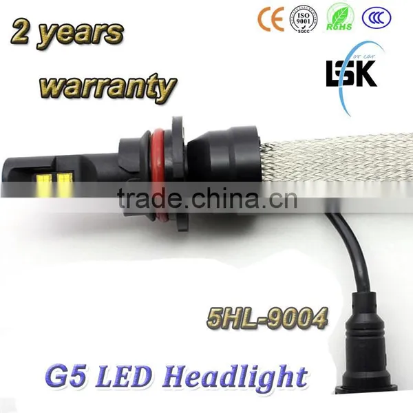 2015 Newest !!! G5 LED Headlight 12V-24V Super Powerful Car Led 9004 Headlight 6000LM photo-3