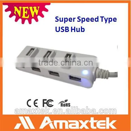 Customized Available Mini Portable 7 Port USB 2.0 Charging Hub Device photo-3