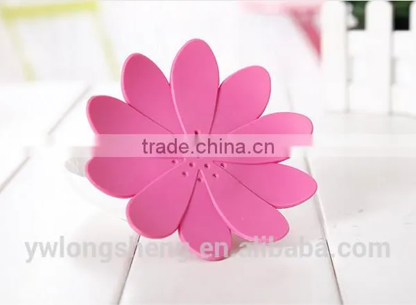 Nice Design Plastic Soap Dish in Flower Shape photo-4