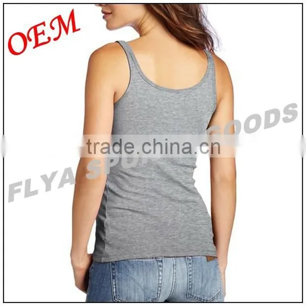 Women Fashionable Wholesale Cotton Tank Top Fitness Clothing photo-2