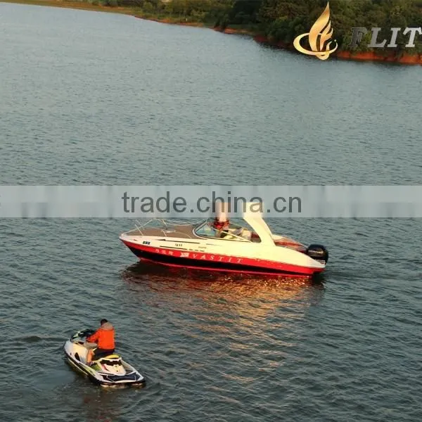 Flit Factory Price Luxury Fishing Yacht Work Boat Half Cabin photo-2