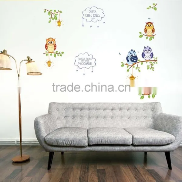 ALFOREVER Super Cute Owl Decals,cut Owl Sticker photo-2