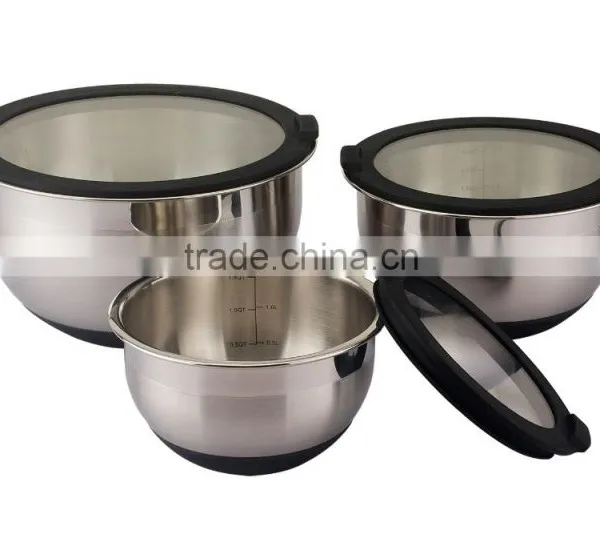 AC-528 Nonslip Airtight Mixing Bowl 6pcs Set