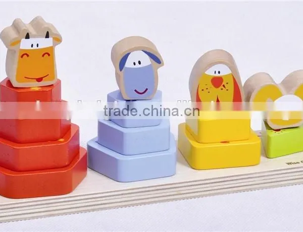 Top Bright EN71 and ASTM Fram Animal Stacking Balance Blocks 11 Pcs Eductaional Geometric Toy Block for Child Early Education photo-6