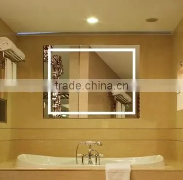 Wall Mounted Lighted Backlit Luxury Bathroom Mirrors photo-6