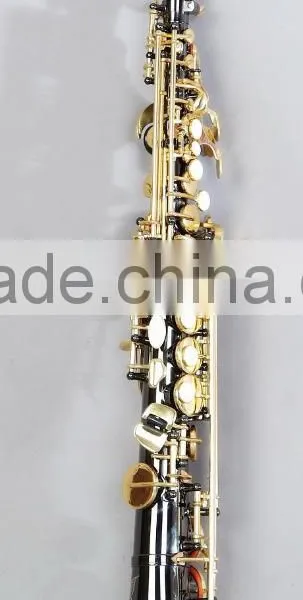 Curved Bell Soprano Saxophone, Gold Lacquer With Case. photo-2