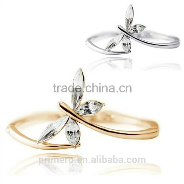 New Design Brand Wholesale Austrian Crystal Dragonfly Bangles Bracelet Jewelry photo-3