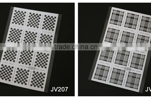 2016 Nail Stencil Guide Vinyl Decal Sticker Nail Stencil Sticker photo-6