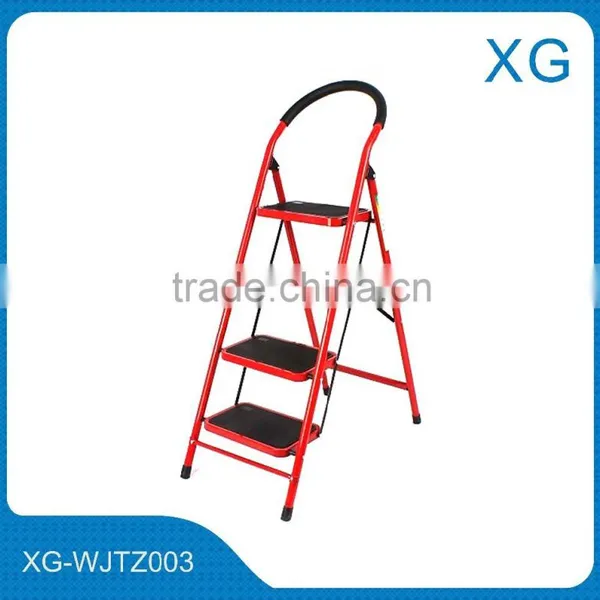 Household Red Ladders,Iron Folding Steps Ladders,Home Working Ladders,Insulation Ladders photo-2