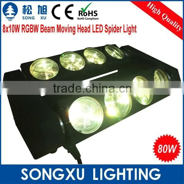 Wholesale 8x10w Rgbw Beam Led Spider Light Moving Head Light photo-6