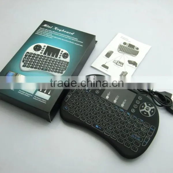 I8+ 2.4 GHz Wireless Keyboard With Touchpad Mouse photo-5