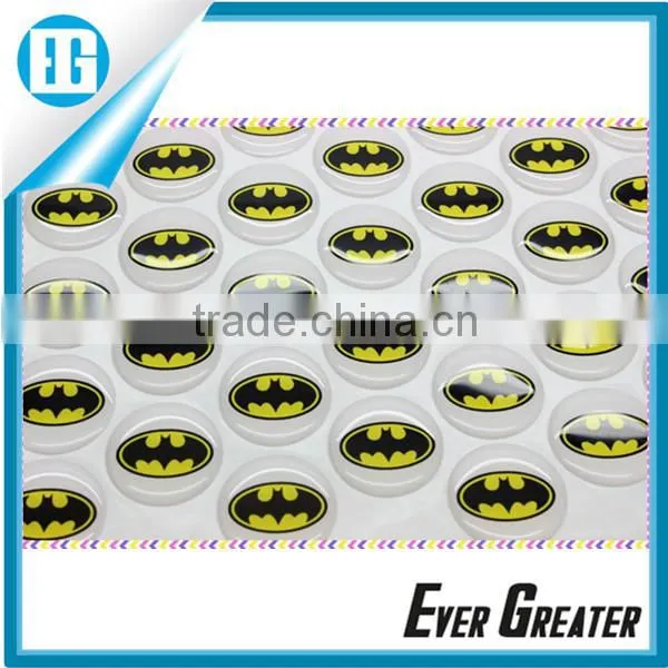 Customized Epoxy Resin Dome Sticker Strong Adhensive Die Cut Domed Sticker photo-2
