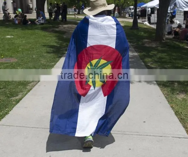 High Quality Printed Type Custom Polyester Sport Game Flag Cape photo-6