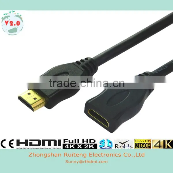 Low Price HDMI 19 Pin Female to Female Cable With Ethernet Support 3D and 4K photo-2