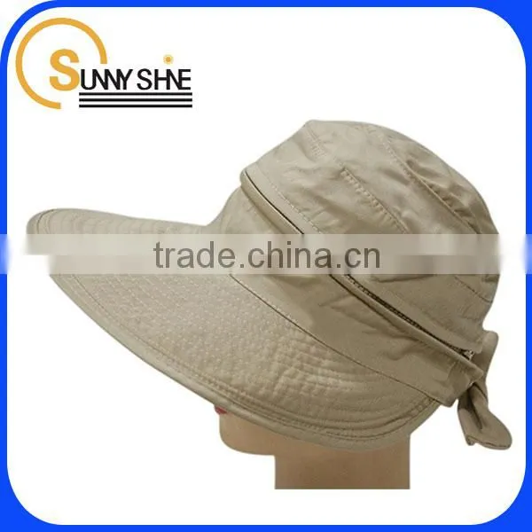 Sunny Shine Custom Soft Sun Hat With Butterfly Knot