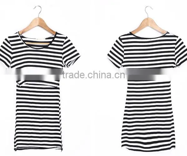 2017 Latest Fashion Top Design Wholesale Short Front Long Back Top photo-2